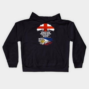 English Grown With Filipino Roots - Gift for Philippines With Roots From Filipino Kids Hoodie